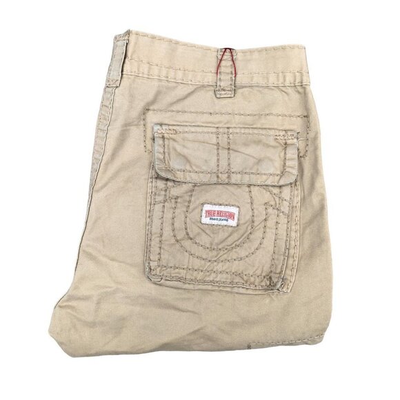 VINTAGE True Religion Cargo Pants Size 34 - Picture 4 of 8